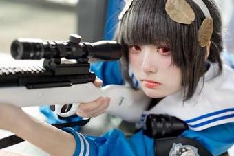 九柒喵在枣伊吕波中的写真，屏幕前的我开始冒汗。