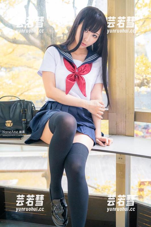 跟着雨波HaneAme走进少女的雨季，看看原图和图片，瞬间录音：呜啦啦！