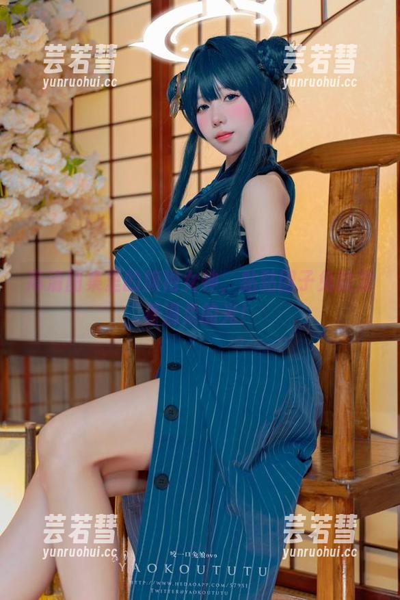 黏黏团子兔 高清图集里的旗袍女神,黏黏团子兔散发着温柔的光!